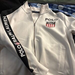 Polo by Ralph Lauren White and Black Jacket